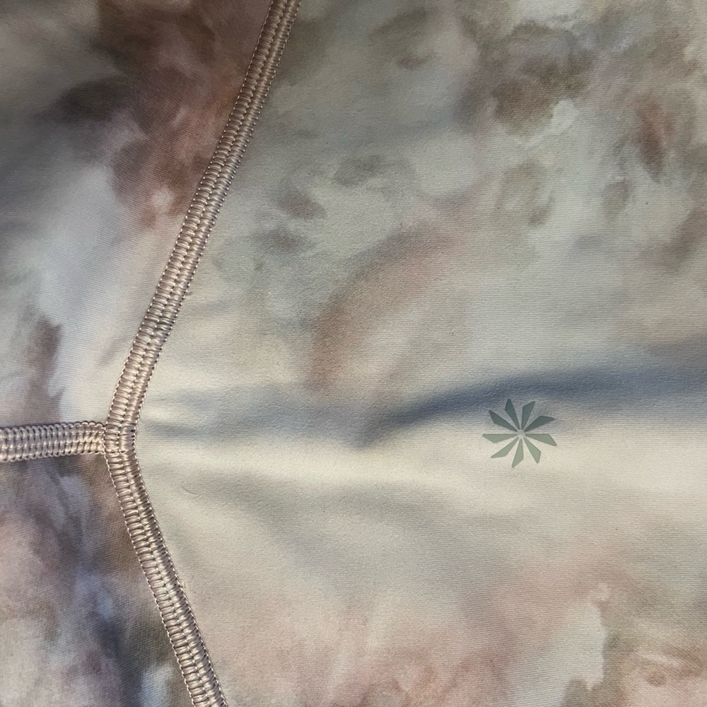 Athleta tights size large soft multi color